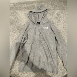 North face zip up size S